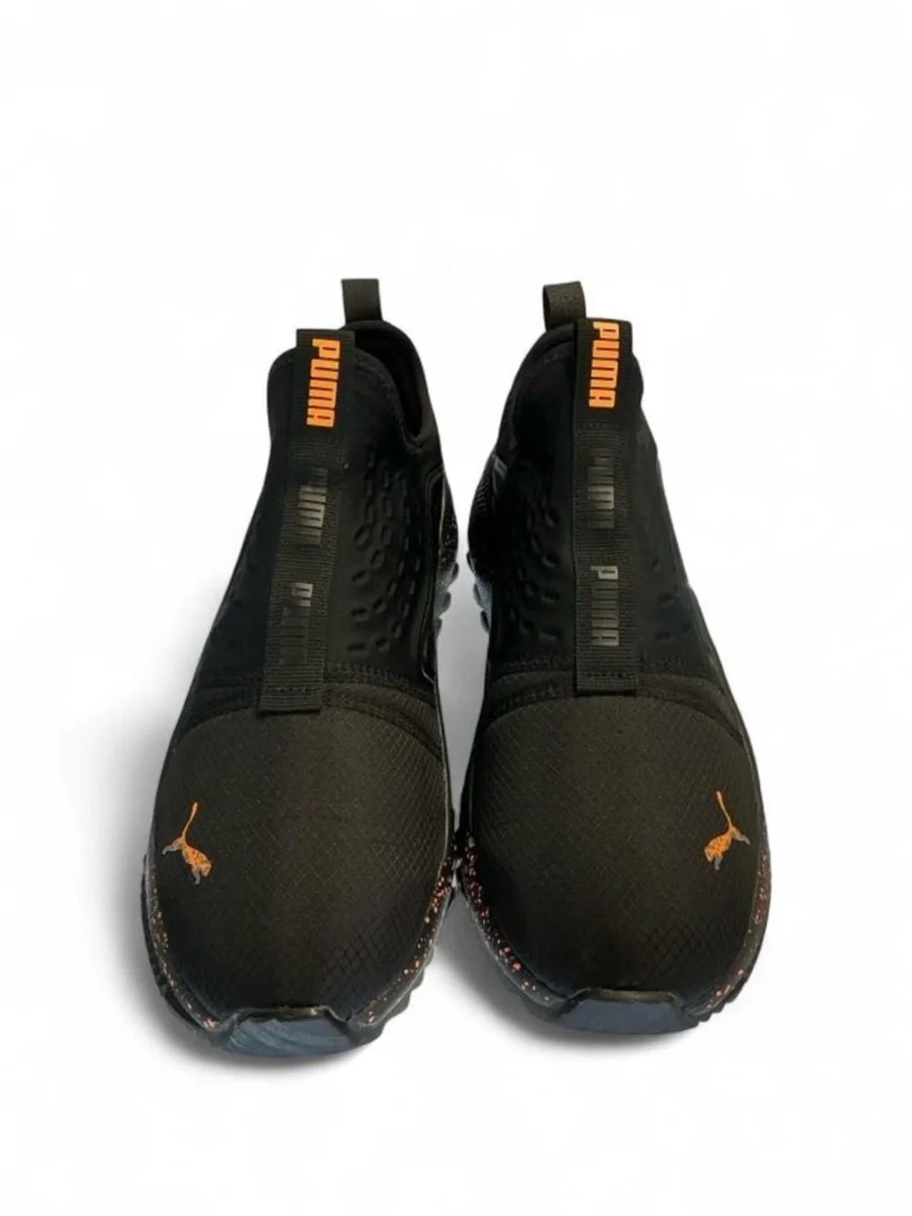Puma Black Slip-On Athletic Sneakers